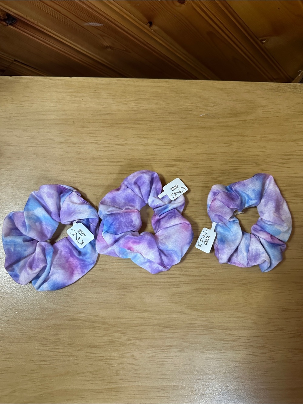Icing Tie Dyed Hair Scrunchies
